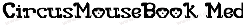 CircusMouseBook Med字体转换